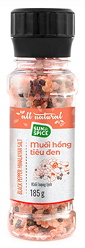 Mix Himalayan Pink Salt and Black Peppercorn Grinder 185g