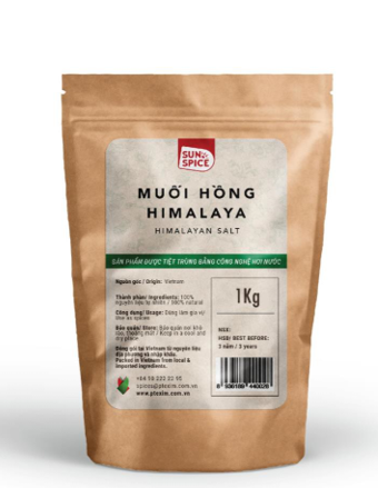Himalayan Pink Salt Zip Pouch 1KG
