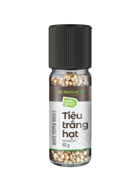 White Pepper Grinder 40g